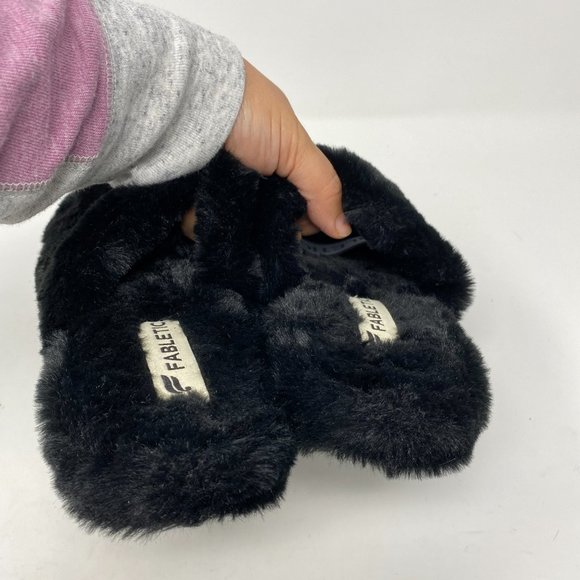 Fabletics Snug Strap Slipper Fuzzy Women Size 8 - Picture 13 of 13